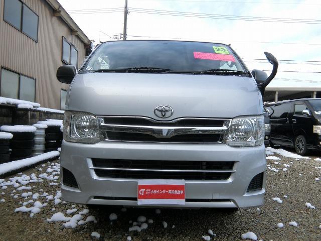 レジアスエースバン ロングＤＸ　ＧＬパッケージ　４ＷＤ　両側スライドドア　６人乗り　ディーゼル　ターボ　地デジナビＴＶ　キーレスキー　ＥＴＣ　タイミングベルト交換済み（2枚目）