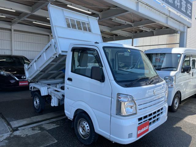 キャリイトラック 頑丈ダンプ　４ＷＤ　運転席ワンタッチ操作　三方開閉鳥居　ＡＭ／ＦＭ　エアコン　ＡＴ（6枚目）