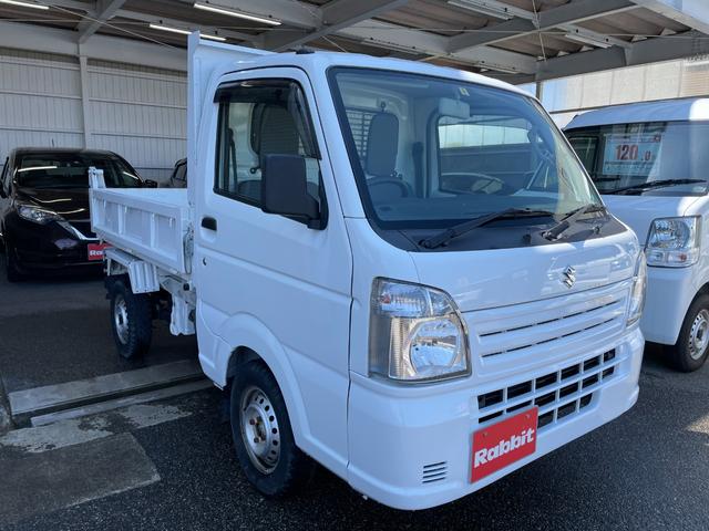 キャリイトラック 頑丈ダンプ　４ＷＤ　運転席ワンタッチ操作　三方開閉鳥居　ＡＭ／ＦＭ　エアコン　ＡＴ（7枚目）