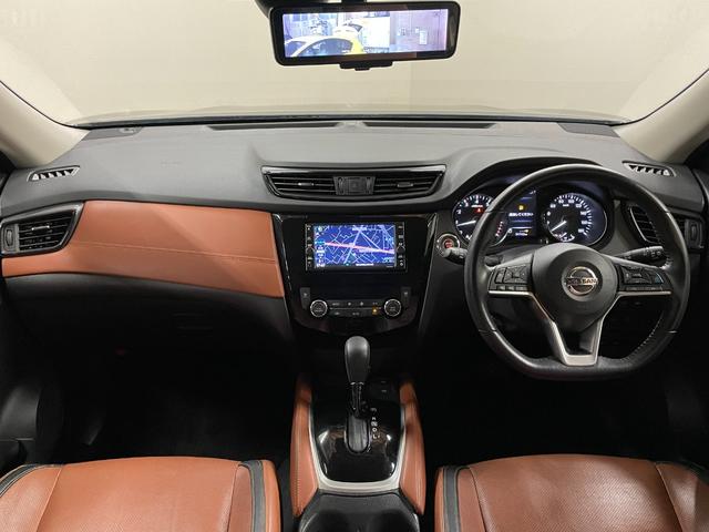 エクストレイル ２０Ｘｉ　レザーエディション　ブラウンレザーシート・純正ナビ（ＭＪ１１９Ｄ－Ｗ）・アラウンドビューモニター・エマージェンシーブレーキ・デジタルインナーミラー・全席シートヒーター・ＬＥＤ・プロパイロット・ＥＴＣ・パワーシート・ＢＳＭ（2枚目）