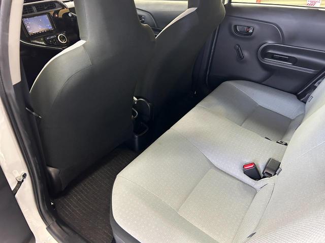 アクア L 禁煙車・トヨタセーフティセンス・社外ナビ(CN-E310D)・バックモニター・Bluetooth・ETC・ステアリングリモコン・電動格納ミラー・スペアキー・レーンアシスト・衝突軽減ブレーキ・後期モデル(38枚目)