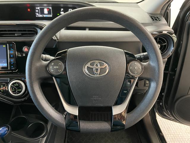 アクア Ｓ　禁煙車・スマートキー・トヨタセーフティセンス・社外ナビ（ＡＶＩＣ－ＲＷ９１０）・バックモニター・電動格納ミラー・ＬＥＤヘッドライト・オートライト・レーンアシスト・ステアリングリモコン（19枚目）