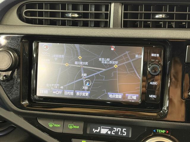 アクア Ｓ　スマートキー・スペアキー・純正ナビ（ＮＳＺＮ－Ｗ６４Ｔ）・バックモニター・電動格納ミラー・オートライト・ステアリングリモコン・Ｂｌｕｅｔｏｏｔｈ・フルセグＴＶ（3枚目）