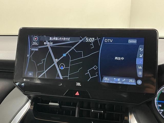 ハリアーハイブリッド Ｚ　レザーパッケージ　純正ディスプレイオーディオ・トヨタセーフティセンス・バックモニター・ステアリングヒーター・シートヒーター＆クーラー・ＥＴＣ２．０・パノラマビューモニター・ＢＳＭ・ＨＵＤ・ワイヤレス充電・１５００Ｗ給電（5枚目）