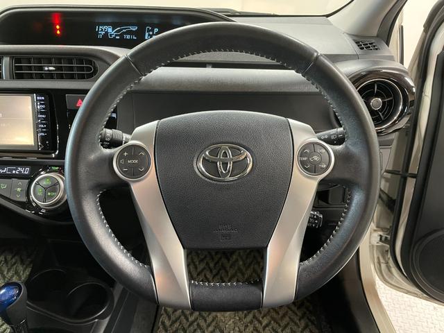 アクア Ｇ　スマートキー・純正ナビ（ＮＳＣＰ－Ｗ６４）・バックモニター・電動格納ミラー・オートライト・ビルドインＥＴＣ・ステアリングリモコン・クルーズコントロール・Ｂｌｕｅｔｏｏｔｈ（20枚目）