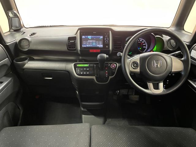 Ｎ－ＢＯＸ Ｇ　ＳＳパッケージ　ワンオーナー・純正ディスプレイオーディオ（ＷＸ－１５１ＣＰ）・バックモニター・スマートキー・スペアキー・両側パワースライドドア・シティブレーキアクティブシステム・純正アルミホイール（4枚目）