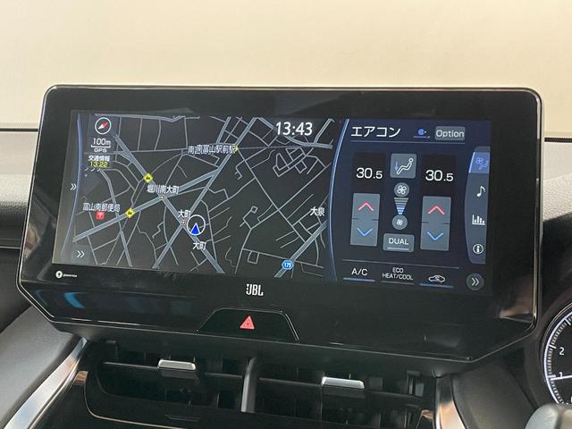 ハリアー Ｚ　純正１２．３型ディスプレイ　パノラマビューモニター　トヨタセーフティセンス　ＪＢＬプレミアムサウンド　ハーフレザーシート　パワーバックドア　ＢＳＭ　ＥＴＣ２．０　ＴＶキット　スペアキー　パワーシート（6枚目）