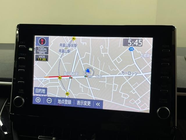 カローラツーリング ハイブリッド　Ｓ　純正ディスプレイオーディオ　バックモニター　トヨタセーフティセンス　スマートキー　スペアキー　レーダークルーズコントロール　ビルドインＥＴＣ　ステアリングヒーター　前席シートヒーター　ＡＣ１００Ｖ（6枚目）