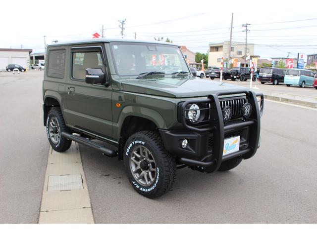 ジムニー ＸＬ　ＧＩギアオフロード仕様　禁煙車両　ＬＥＤヘッド　キーレススタートシステム　スマートキー＆プッシュスタート　助手席エアバッグ　パートタイム４ＷＤ　セキュリティ　エアバック　横滑り防止機能　オートライト（3枚目）