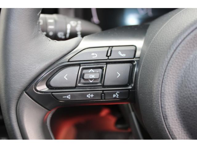 ヤリスクロス ハイブリッドZ BSM 8インチディスプレイオーディオ 電格ドアミラー インテリジェントキー ブルートゥース シ-トヒ-タ- クリソナ 衝突安全ボディ レーンアシスト USB オートマチックハイビーム 試乗車 LEDライト リアカメラ SDナビ 禁煙(28枚目)