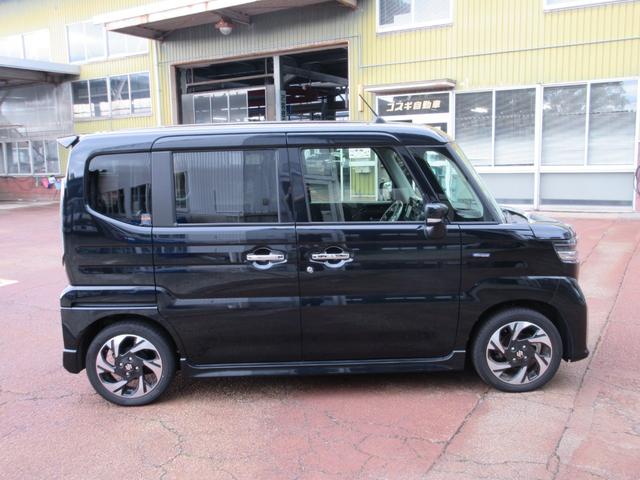 スペーシアカスタム ハイブリッドXSターボ 4WD パナソニックナビ  LEDヘッド 両側電動スライド 前席シートヒーター ステアリングヒーター デュアルセンサーブレーキサポートII アダプティブクルーズコントロール オットマン スペアキー有(4枚目)