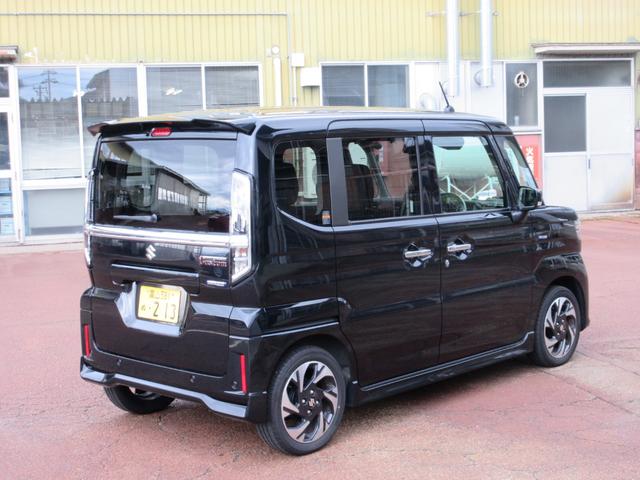 スペーシアカスタム ハイブリッドXSターボ 4WD パナソニックナビ  LEDヘッド 両側電動スライド 前席シートヒーター ステアリングヒーター デュアルセンサーブレーキサポートII アダプティブクルーズコントロール オットマン スペアキー有(9枚目)