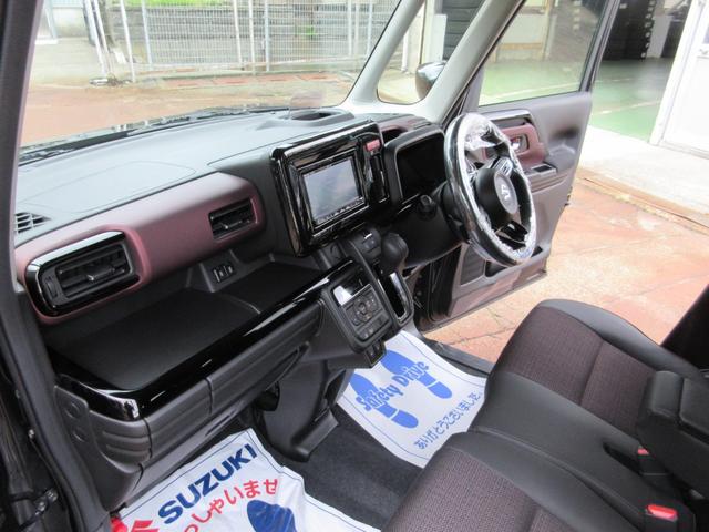 スペーシアカスタム ハイブリッドXSターボ 4WD パナソニックナビ  LEDヘッド 両側電動スライド 前席シートヒーター ステアリングヒーター デュアルセンサーブレーキサポートII アダプティブクルーズコントロール オットマン スペアキー有(28枚目)