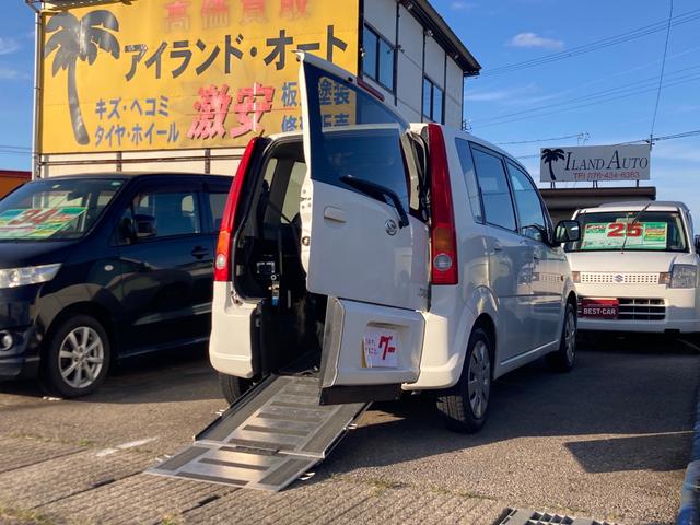 ムーヴ 　車いす移動車　禁煙車　福祉車スロープ付き　リモコンキー　運転席・助手席エアバック　ＡＢＳ　フル装備　リアサス電動車高調整　車イス電動固定式フック　安心の認証工場点検記録簿付き（9枚目）