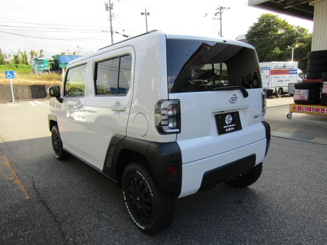 タフト Gターボ 全方位カメラ 社外タイヤホイール 社外ディスプレイオーディオ スマートアシスト スマートキー プッシュスタート LEDヘッドライト(9枚目)