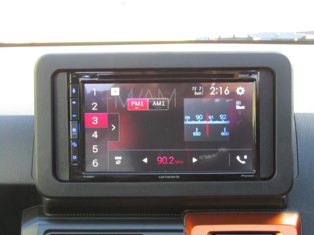 タフト Gターボ 全方位カメラ 社外タイヤホイール 社外ディスプレイオーディオ スマートアシスト スマートキー プッシュスタート LEDヘッドライト(10枚目)