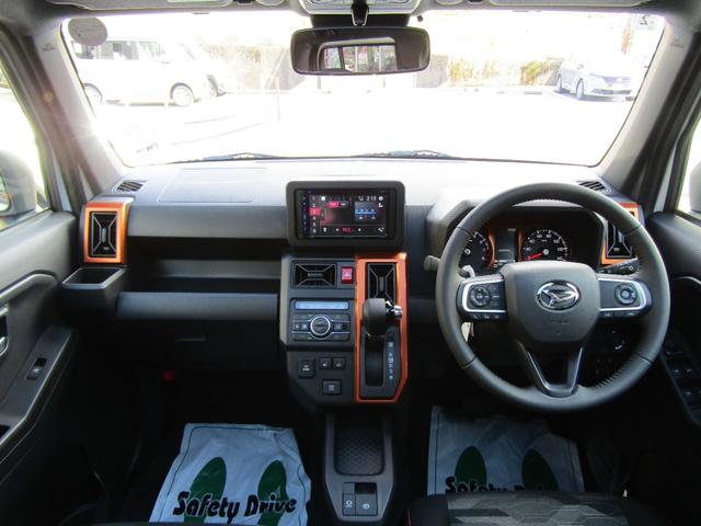 タフト Gターボ 全方位カメラ 社外タイヤホイール 社外ディスプレイオーディオ スマートアシスト スマートキー プッシュスタート LEDヘッドライト(15枚目)