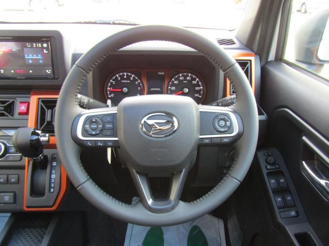 タフト Gターボ 全方位カメラ 社外タイヤホイール 社外ディスプレイオーディオ スマートアシスト スマートキー プッシュスタート LEDヘッドライト(16枚目)