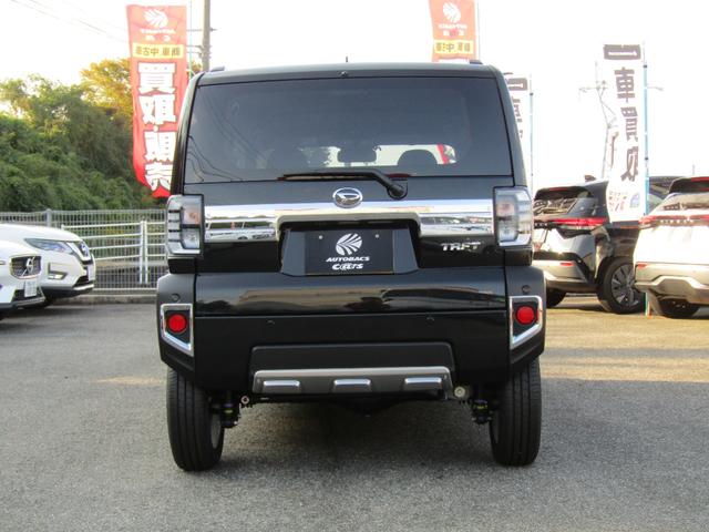 タフト G 当社試乗車使用車両 ディスプレイオーディオ 全方位カメラ ディーラーオプション外装装着車 スマートアシスト スマートキー プッシュスタート 電子ブレーキ(3枚目)