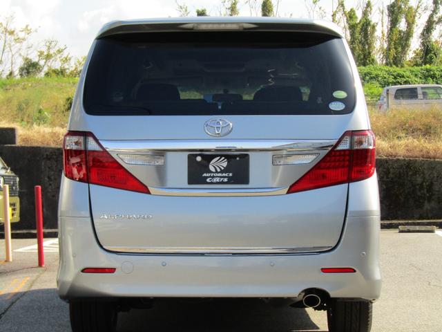 アルファード 240S ユーザー買取車 純正HDDナビ 両側パワースライドドア HIDライト ツインムーンルーフ 純正アルミホイール 社外シートカバー カーテン ETC スマートキー プッシュスタート 天吊モニター(3枚目)