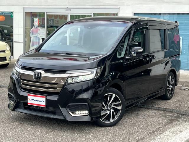 ステップワゴンスパーダ スパーダクールスピリットホンダセンシング後期ナビ後席モニター　後期最終型　ホンダセンシング　アダプティブクルコン　両側パワースライドドア　パドルシフト　純正１０インチナビ　フルセグ　後席フリップダウンモニター　バックカメラ　ビルトインＥＴＣ　半革シート　試乗ＯＫ（5枚目）