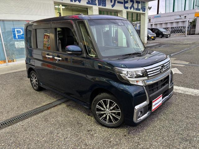 タント カスタムXトップED VS SA3☆8型ナビTV☆試乗OK☆ スマートアシスト レーンキープ 両側パワスラ ハーフレザーシート シートヒーター 純正8インチメモリーナビ フルセグ Bluetooth 全方位カメラ スマートキー オートLEDライト 試乗OK(9枚目)