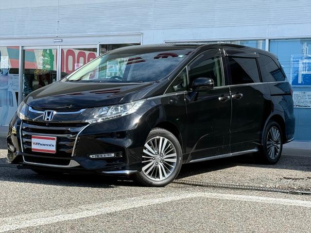 オデッセイ アブソルート・ＥＸホンダセンシング４ＷＤＬＫＡ純正９型ナビ　４ＷＤ　ホンダセンシング　ＣＭＢＳ　アダプティブクルコン　ＬＫＡ　純正９型ナビＴＶ　全方位カメラ　アップルカープレイ　ＨＤＭＩ　前後ドラレコ　ＥＴＣ　両側パワスラ　ＢＳＭ　ハーフレザーシート　試乗ＯＫ（3枚目）