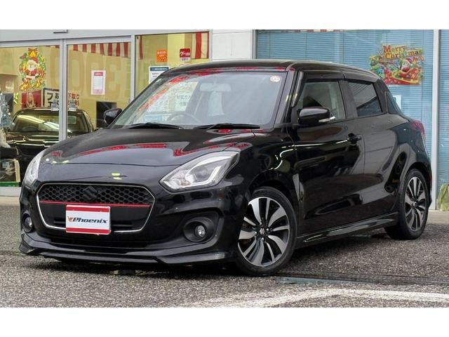 スイフト RSパドルシフト純正ナビTVローダウン純正アルミ試乗OK パドルシフト RSRダウンサス 純正メモリーナビTV オートLEDライト フォグランプ シートヒーター スマートキー プッシュスタート 純正アルミ 革巻きステアリング 試乗OK(3枚目)