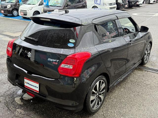 スイフト RSパドルシフト純正ナビTVローダウン純正アルミ試乗OK パドルシフト RSRダウンサス 純正メモリーナビTV オートLEDライト フォグランプ シートヒーター スマートキー プッシュスタート 純正アルミ 革巻きステアリング 試乗OK(10枚目)