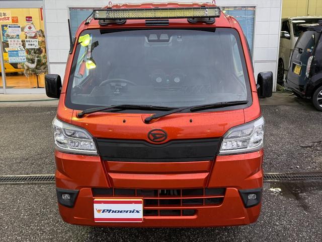 ハイゼットトラック ジャンボSA3t4WD☆リフトUP☆トノカバー☆試乗OK☆ 4WD リフトアップ 荷台トノカバー LEDバーライト LED作業灯 社外テール 社外アルミ MUDSTARタイヤ デジタルインナーミラー スマートアシスト 純正ナビTV バックカメラ ETC試乗OK(4枚目)