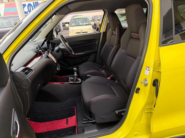 スイフトスポーツ ベースグレード６速マニュアル　デュアルセンサーブレーキＳ　６速マニュアル　デュアルセンサーブレーキＳ　レーンキープ　クルーズコントロール　純正８型ナビＴＶ　全方位カメラ　Ｂｌｕｅｔｏｏｔｈ　ビルトインＥＴＣ　ドラレコ　スマートキー　シートヒーター　試乗ＯＫ（24枚目）