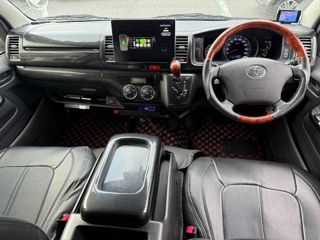 レジアスエースバン ロングスーパーＧＬ４ＷＤディーゼルＴタイベル交換済☆試乗ＯＫ　タイベル交換済　モデリスタフルエアロ　エアロボンネット　ＴＯＭ’ｓテールランプ　ＮＡＳＣＡＲタイヤ　１０インチアンドロイドナビ　Ｙｏｕｔｕｂｅアプリ　Ｂｌｕｅｔｏｏｔｈ　バックカメラ　ＥＴＣ　試乗ＯＫ（32枚目）