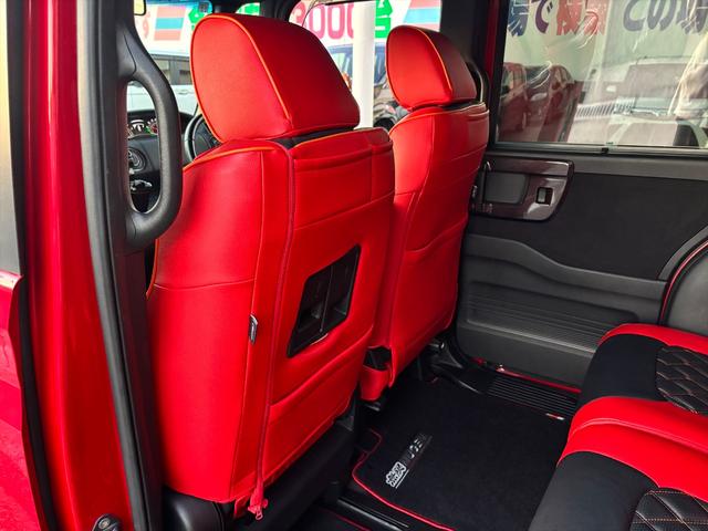 Ｎ－ＢＯＸカスタム Ｇ・ＥＸターボホンダセンシング☆無限仕様☆純正ナビ☆試乗ＯＫ　無限Ｆグリル　無限バイザー＆フロアマット　ツートンルーフ　両側パワスラ　アダプティブクルコン　ブレーキアシスト　革調シートカバー　純正８型ナビＴＶ　Ｂｌｕｅｔｏｏｔｈ　バックカメラ　ＥＴＣ　試乗ＯＫ（24枚目）