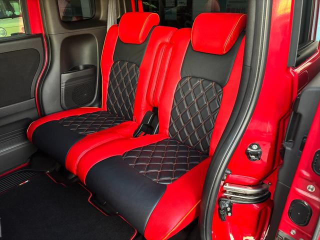 Ｎ－ＢＯＸカスタム Ｇ・ＥＸターボホンダセンシング☆無限仕様☆純正ナビ☆試乗ＯＫ　無限Ｆグリル　無限バイザー＆フロアマット　ツートンルーフ　両側パワスラ　アダプティブクルコン　ブレーキアシスト　革調シートカバー　純正８型ナビＴＶ　Ｂｌｕｅｔｏｏｔｈ　バックカメラ　ＥＴＣ　試乗ＯＫ（26枚目）