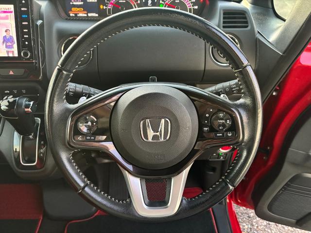 Ｎ－ＢＯＸカスタム Ｇ・ＥＸターボホンダセンシング☆無限仕様☆純正ナビ☆試乗ＯＫ　無限Ｆグリル　無限バイザー＆フロアマット　ツートンルーフ　両側パワスラ　アダプティブクルコン　ブレーキアシスト　革調シートカバー　純正８型ナビＴＶ　Ｂｌｕｅｔｏｏｔｈ　バックカメラ　ＥＴＣ　試乗ＯＫ（39枚目）