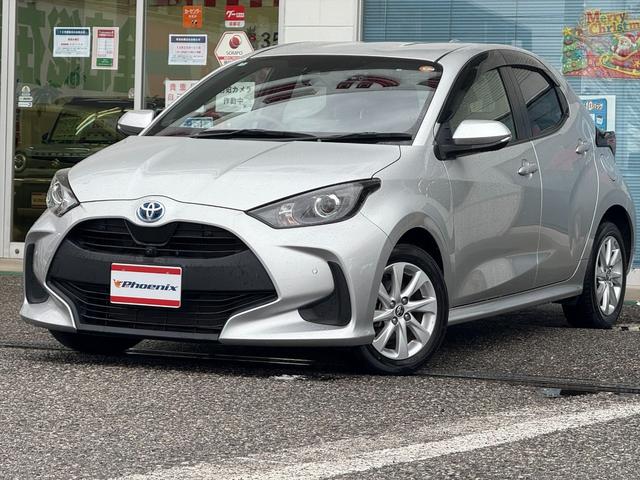 ヤリス ハイブリッドＧセーフティセンス純正ナビ全方位カメラ試乗ＯＫ　プリクラッシュセーフティ　レーダークルコン　クリアランスソナー　前席シートヒーター　純正８インチナビ　Ｂｌｕｅｔｏｏｔｈ　ミラキャスト　全方位カメラ　ビルトインＥＴＣ　ドラレコ　ステリモ　試乗ＯＫ（3枚目）