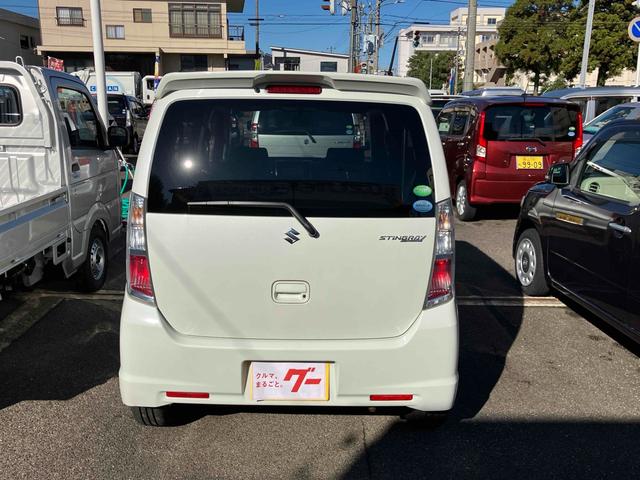 ワゴンＲスティングレー Ｘ　ＥＴＣ　ナビ　ＴＶ　ＨＩＤ　スマートキー　ベンチシート　ＣＶＴ　盗難防止システム　ＡＢＳ　ＣＤ　ＵＳＢ　ミュージックプレイヤー接続可　アルミホイール　衝突安全ボディ　エアコン　パワーステアリング（8枚目）