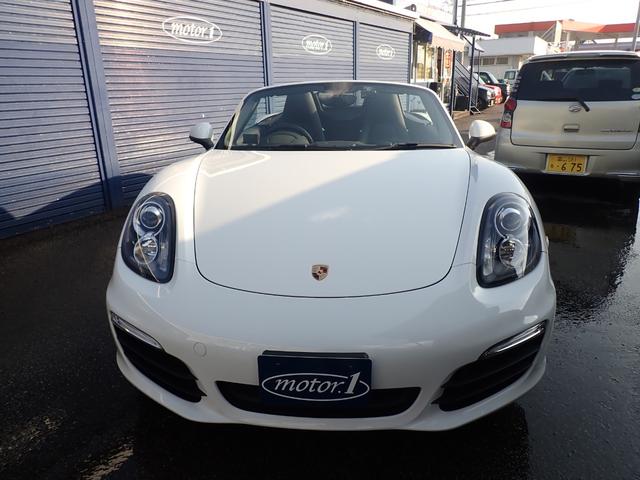 ボクスター ボクスターS 7速PDK パドルシフト 純正718用19AW 純正HDDナビ フルセグ Bカメラ Bluetooth 社外ドライブレコーダー 社外レーダー探知機 HIDヘッドライト シートヒーター 黒ソフトトップ(4枚目)