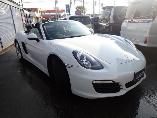 ボクスター ボクスターS 7速PDK パドルシフト 純正718用19AW 純正HDDナビ フルセグ Bカメラ Bluetooth 社外ドライブレコーダー 社外レーダー探知機 HIDヘッドライト シートヒーター 黒ソフトトップ(6枚目)