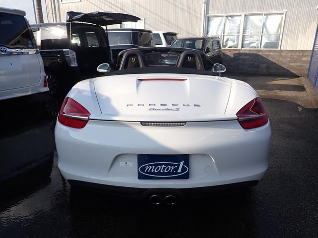 ボクスター ボクスターS 7速PDK パドルシフト 純正718用19AW 純正HDDナビ フルセグ Bカメラ Bluetooth 社外ドライブレコーダー 社外レーダー探知機 HIDヘッドライト シートヒーター 黒ソフトトップ(8枚目)