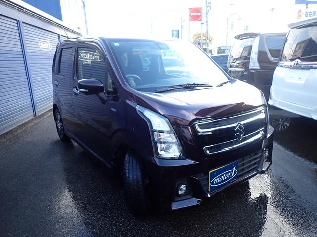 ワゴンRスティングレー ハイブリッドX スズキブレーキサポート レーンキープアシスト スマートキー 社外SDナビ 地デジ Bluetooth Bカメラ 全方位カメラ シートヒーター LEDヘッドライト FOG 純正15AW オートAC(3枚目)