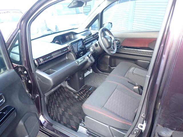 ワゴンRスティングレー ハイブリッドX スズキブレーキサポート レーンキープアシスト スマートキー 社外SDナビ 地デジ Bluetooth Bカメラ 全方位カメラ シートヒーター LEDヘッドライト FOG 純正15AW オートAC(9枚目)