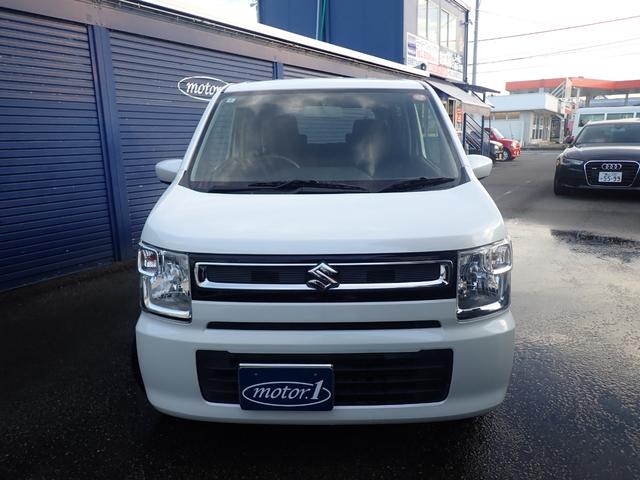 ワゴンR ハイブリッドFX キーレス 社外SDナビ ワンセグ Bluetooth ETC オートエアコン シートヒーター 横滑り防止装置 盗難防止装置(2枚目)