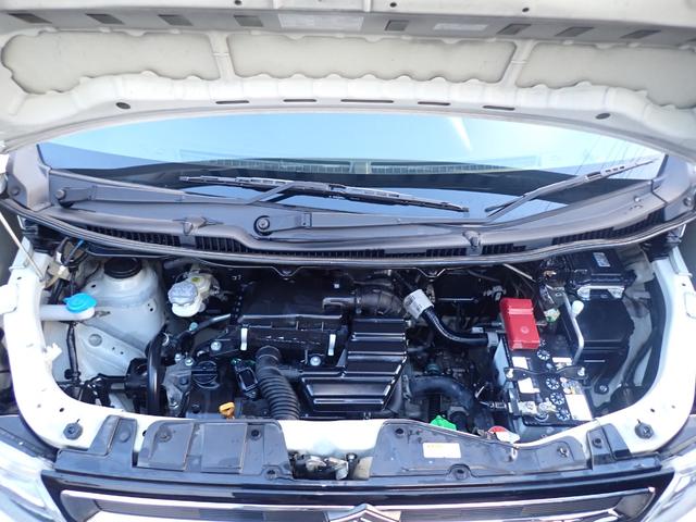 ワゴンR ハイブリッドFX キーレス 社外SDナビ ワンセグ Bluetooth ETC オートエアコン シートヒーター 横滑り防止装置 盗難防止装置(17枚目)