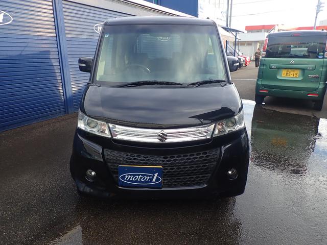 パレットSW XS スマートキー 両側スライド左パワースライドドア オートエアコン 純正14AW HIDヘッドライト オートライト フルフラットシート ベンチシート FOGランプ(2枚目)