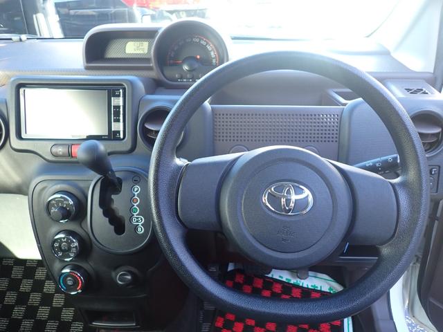 スペイド Y キーレス 社外SDナビ ワンセグ 前後モデリスタエアロ 社外15AW ローダウン 中古スタッドレスタイヤAW4本付 アイドリングストップ 横滑り防止装置 左オートスライドスライド ベンチシート(14枚目)