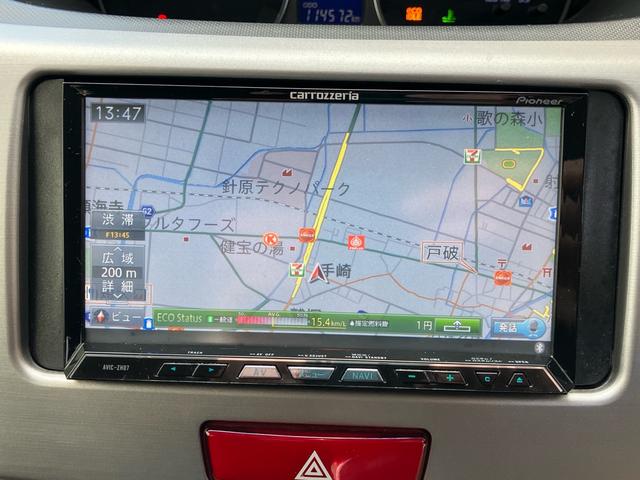 ムーヴ カスタム X HDDナビ フルセグ Bluetooth スマートキー アルミホイール LEDヘッドライト 運転席・助手席エアバック ABS 盗難防止システム エアコン パワステ パワーウィンドウ(25枚目)