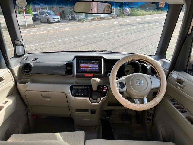 Ｎ－ＢＯＸ Ｇ・Ｌパッケージ　バックカメラ　両側スライドドア　スマートキー　アイドリングストップ　ベンチシート　ＣＶＴ　盗難防止システム　ＡＢＳ　ＥＳＣ　アルミホイール　衝突安全ボディ　エアコン　パワーステアリング（2枚目）