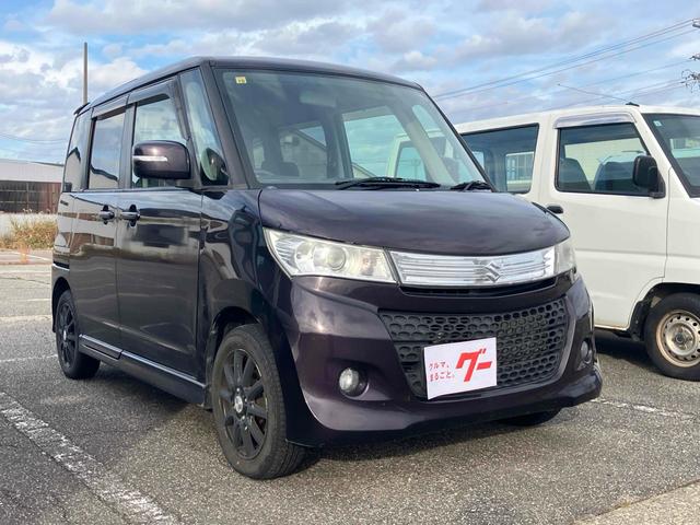 パレットSW XS 4WD 両側スライド・片側電動 オートライト HID スマートキー 電動格納ミラー シートヒーター ベンチシート CVT 盗難防止システム ABS CD DVD再生 USB アルミホイール(6枚目)