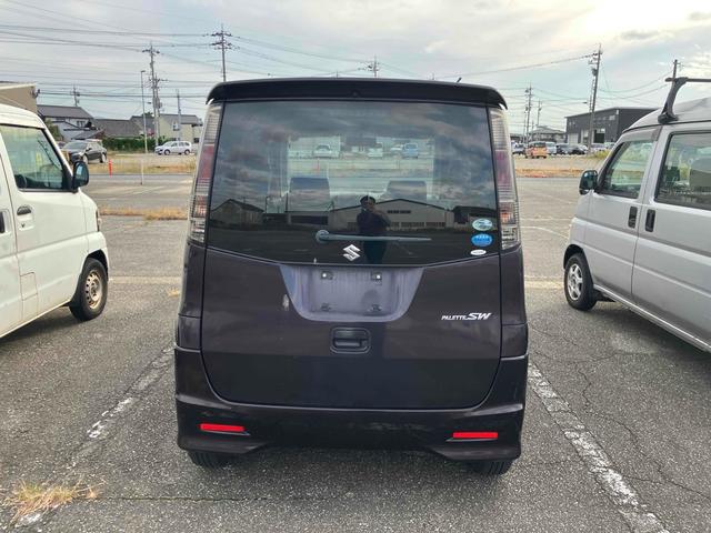 パレットSW XS 4WD 両側スライド・片側電動 オートライト HID スマートキー 電動格納ミラー シートヒーター ベンチシート CVT 盗難防止システム ABS CD DVD再生 USB アルミホイール(8枚目)